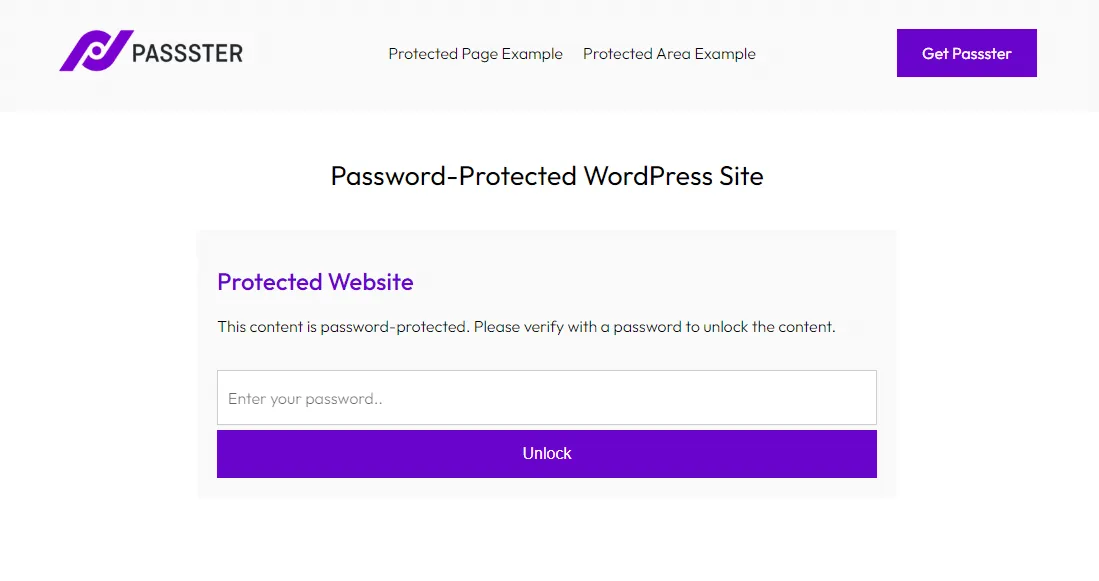 Passster Premium v4.2.6.5 - Password Protect Content in WordPress