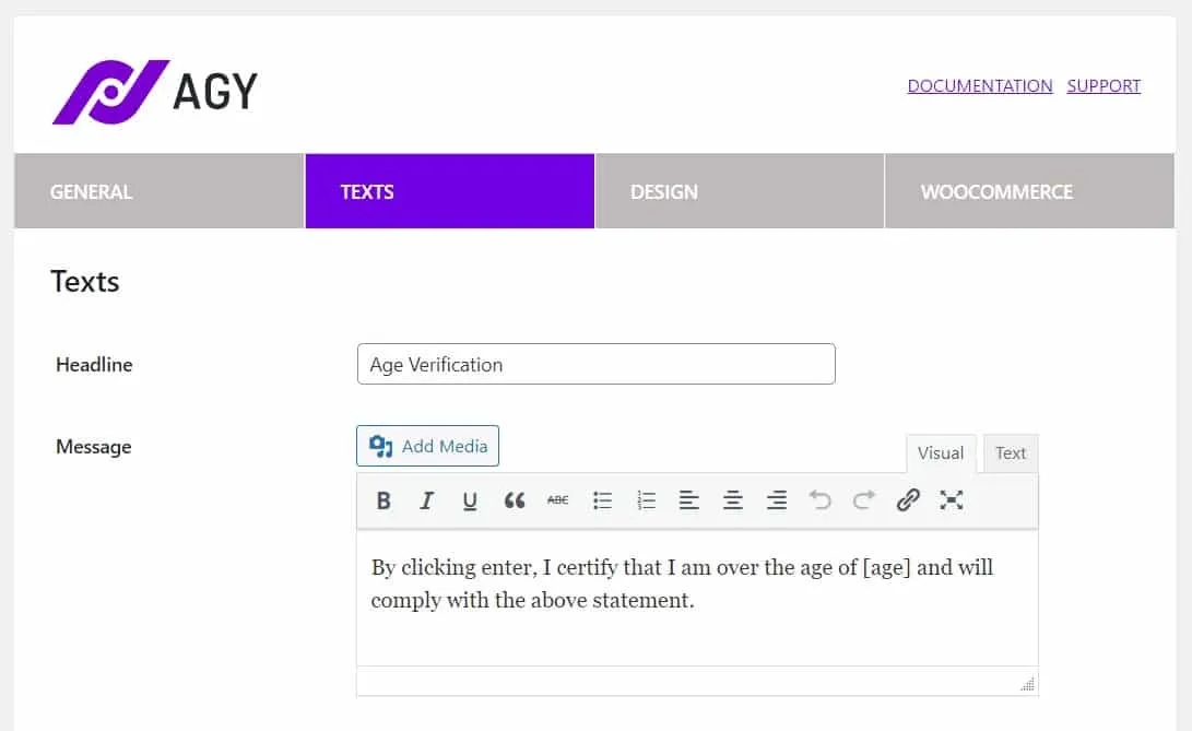 Agy Premium v4.3.5 - Age Verification for your WooCommerce Store