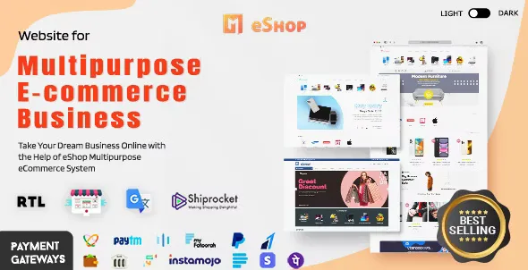 eShop Web v2.9.0 - Multi Vendor eCommerce Marketplace / CMS