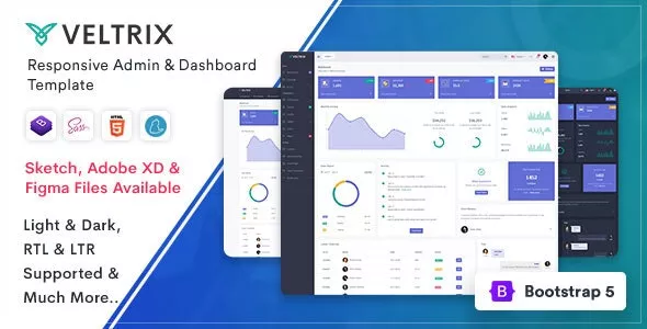 Veltrix v5.0.0 - Admin & Dashboard Template