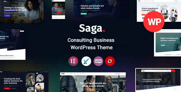 Saga v2.4 - Business Consulting WordPress Theme