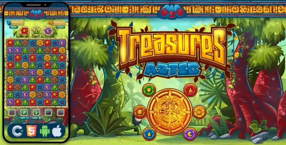 Treasure Aztec - Html5 Game, Construct 3