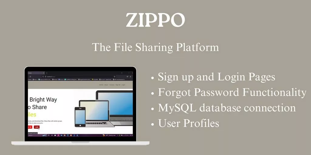 Zippo Fileshare - Filesharing Platform