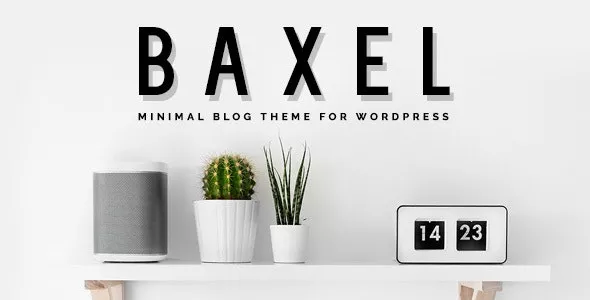 Baxel v5.0.7 - Minimal Blog Theme for WordPress