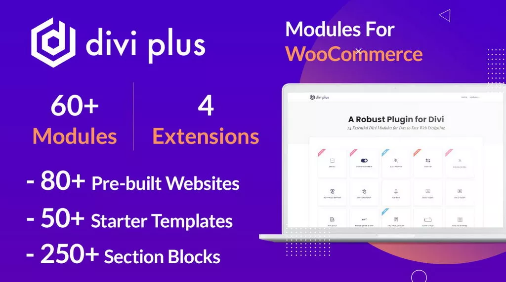 Divi Plus - Add 60+ New Modules to Divi Theme