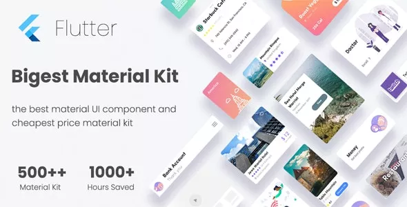 Biggest Pro Widget Flutter Kits - Best Selling Flutter Widget Kit 3.0 Flutter UI Kit