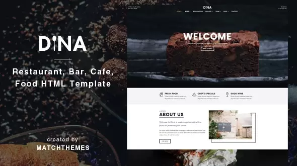 Dina v3.7.0 - Restaurant HTML Template