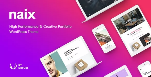 Naix v1.5.9 - Creative & High Performance Portfolio WordPress Theme