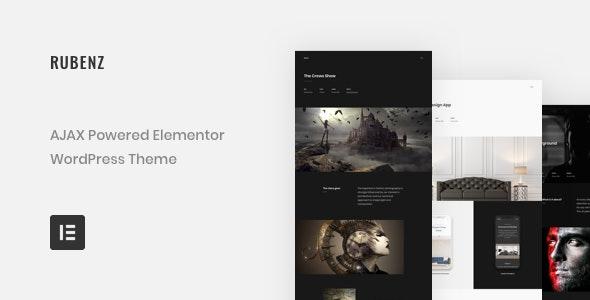 Rubenz v2.9.1 - Creative Portfolio AJAX WordPress Theme