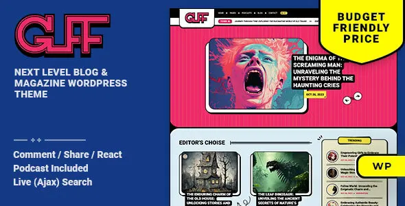 Guff v1.0.1 - Blog & Magazine WordPress Theme