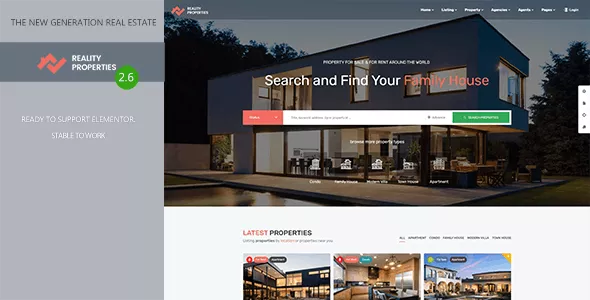 Reality v2.6.3 - Estate Multipurpose WordPress Theme