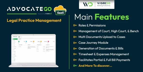 AdvocateGo SaaS v2.1 - Legal Practice Management