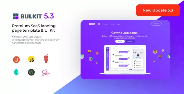 Bulkit v5.3.0 - SaaS Landing Pages