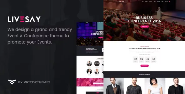 Livesay v1.9.3 - Event & Conference WordPress Theme