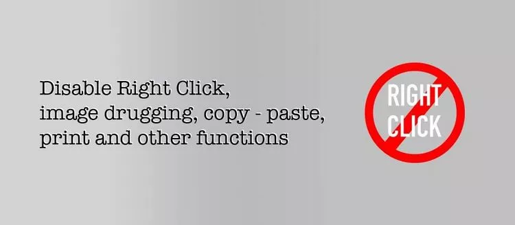 No Right Click v4.0.12