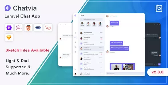 Chatvia v2.2.0 - Laravel Pusher Chat App