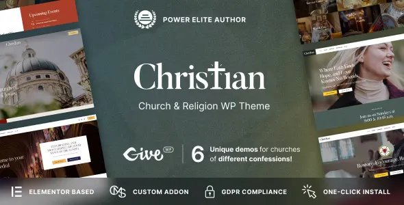 Christian v1.0.3 - Church WordPress Theme