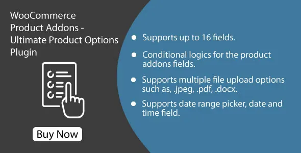 WooCommerce Product Addons v1.0.9 - Ultimate Product Options Plugin