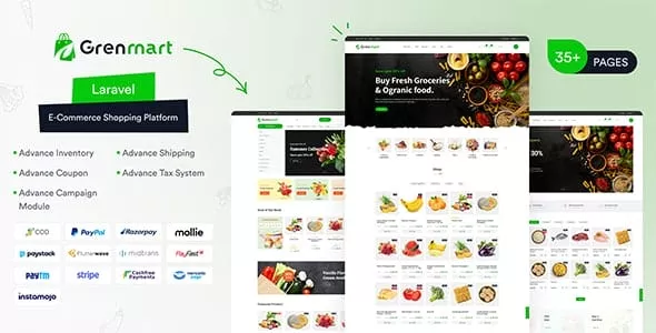 Grenmart v1.0.5 - Organic & Grocery Laravel eCommerce