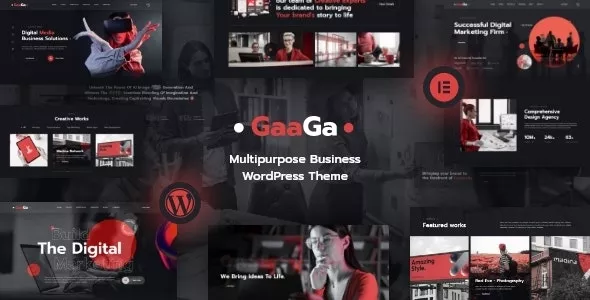 Gaaga v1.0.9 - Creative Agency Theme