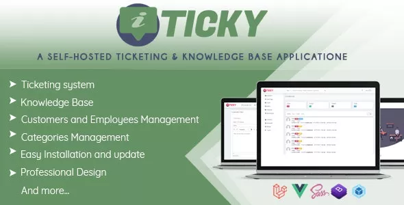 Ticky Helpdesk - Support Ticketing System & Knowledge Base