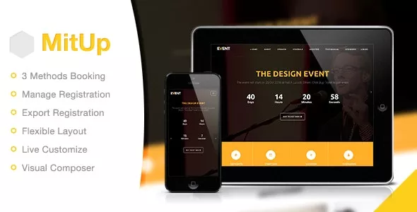 MitUp v1.2.5 - Event & Conference WordPress Theme