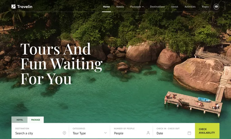 JoomShaper Travelin v1.0.2 - Trip Booking Joomla Template