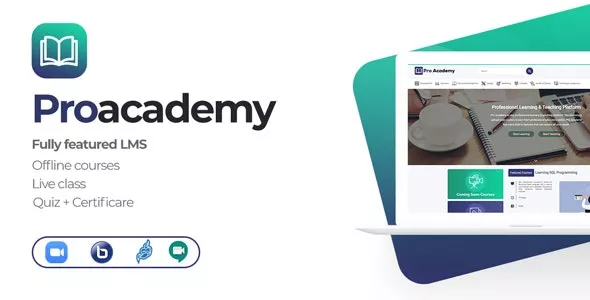 Proacademy v2.7 - LMS & Live Classes Marketplace