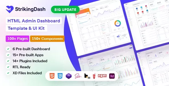 StrikingDash v2.1.7 - HTML Admin Dashboard Template