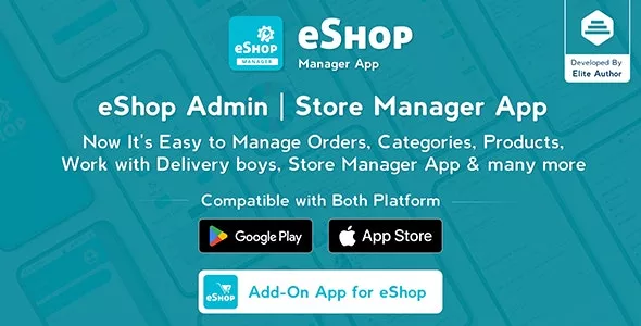 eShop v4.0.2 - Ecommerce Admin / Store Manager App