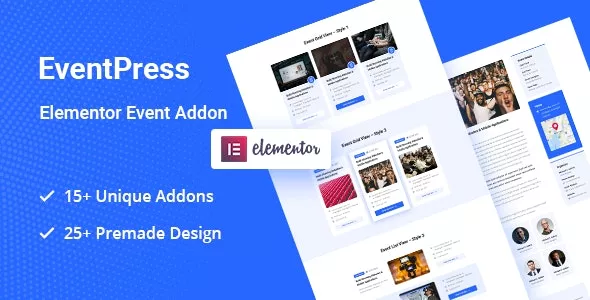 EventPress v1.0.6 - Elementor Events Addon