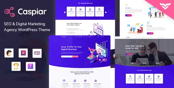 Caspiar v1.4 - Digital Marketing & Agency WordPress Theme