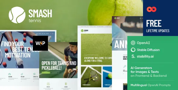 Smash - Tennis WordPress Theme