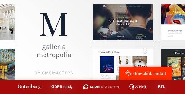 Galleria Metropolia v1.1.9 - Art Museum & Exhibition Gallery Theme