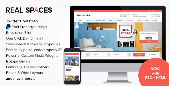 Real Spaces v3.0 - WordPress Properties Directory Theme