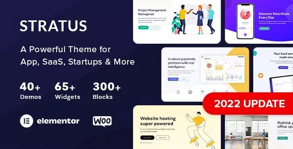 Stratus v4.2.5 - App, SaaS & Software Startup Tech Theme