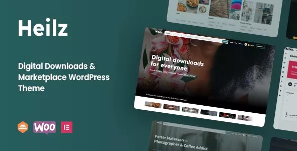 Heilz v2.0.1 - Digital Downloads & Marketplace WordPress Theme