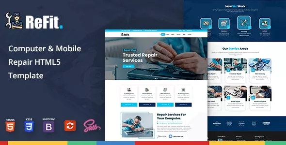 Refit - Mobile Repair HTML