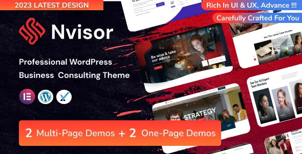 Nvisor v1.3.1 - Business Consulting WordPress