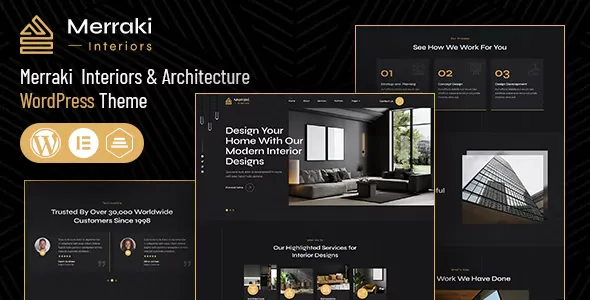 Merraki v1.1 - Interiors & Architecture WordPress Theme