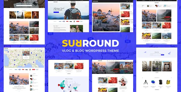 Surround v1.3 - Vlog & Blog WordPress Theme