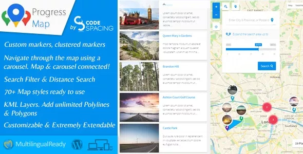 Progress Map Wordpress Plugin v5.7.2