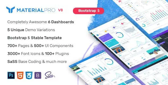 MaterialPro v8.1 - Material Design Bootstrap 5 Admin Template