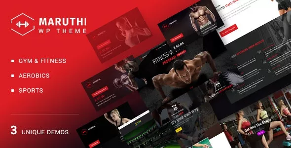 Maruthi v2.8 - Fitness Gym WordPress Theme