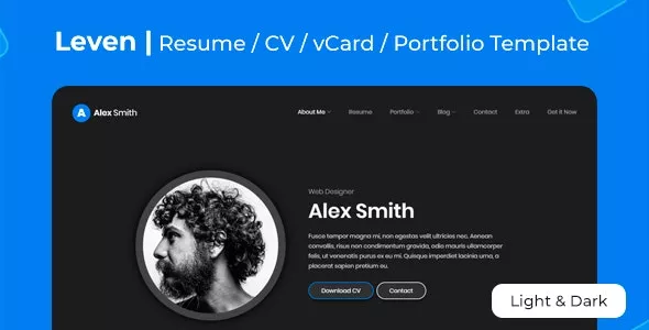 Leven Resume Template v1.5