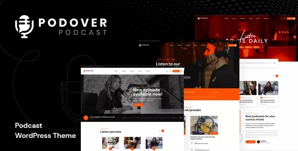 Podover v1.0.1 - Podcast Wordpress Theme