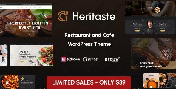 Heritaste v1.3 - Restaurant WordPress Theme