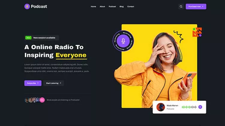 JA Podcast v1.1.0 - Innovative Joomla Podcast Template