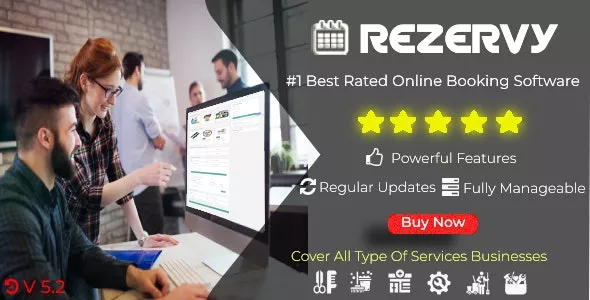 Rezervy - Online Bookings System for Cleaning, Maids, plumber, Maintenance, Repair, Salon Services