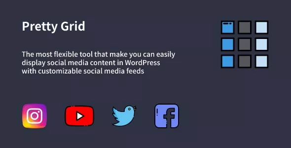 Pretty Grid v1.0.2 - WordPress Social Feed Gallery Plugin